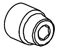 Von Duprin 90053 55 Dog Screw, 10 Pack