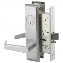 Accentra AUCN8805FL-626 Mortise Storeroom Lock Para kwy.