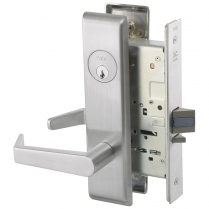 Accentra AUCN8807FL-626 Grade 1 Mortise Entrance Lever Lockset