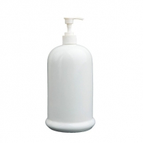 CERAMIC ROUND DISP 1L - WHT W/WHT PUMP