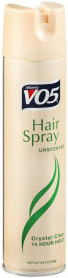 Alberto VO5 Hair Spray Unscented 12/cs