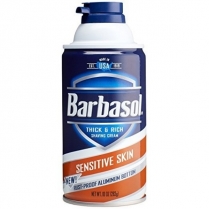 Barbasol Shave Cream SENSITIVE 12/Cse