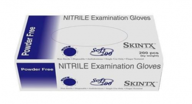 Blue Nitrile Gloves Box