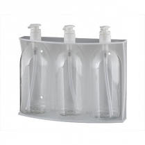 PLATINUM 32 OZ TRIPLE HOLDER - WHITE