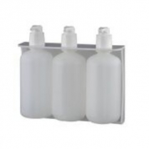 BUTTRESS TRIPLE BOTTLE HOLDER- WHITE