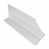 Acrylic "T" Divider 4.875 x 6 x 14" with Angled Front