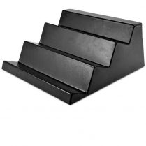 Delfin 3 Step Bulk Meat/Cheese ABS Riser 24 x 25 x 12" Black