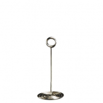 Chrome Plated Swirl Base Stand 8"