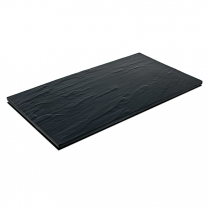 Platter 8.25 x 14.75" Faux Slate Melamine