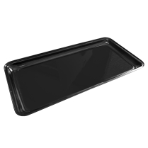 Delfin Acrylic Market Tray 19.5  x 10  x 1", Black