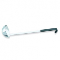 Stainless Steel Ladle with Black Coated Handle 1oz