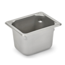 Eighth Size 4" Deep Super Pan V Stainless Steel Steam Pan