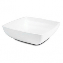 Delfin Melamine Bowl "Metro" 12 x 12 x 4" White