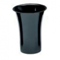 Floral Vase 10.5"DIA x 13"H Black