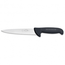 F.Dick ErgoGrip Sticking Knife Black 6" Dropped Tip
