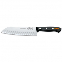 F.Dick Superior Santoku Knife Kullenschliff Black 7"