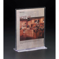 Signage Holder Vertical 8.5" x 11" Acrylic