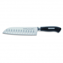 F.Dick ActiveCut Santoku Knife Kullenschliff Black 7"