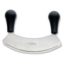 F.Dick Mincing Knife Double Blade Black 9"