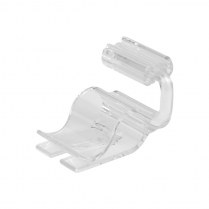 Dalebrook Clear Adjustable Card Holder/Clamp 0.75" (10/Pack)
