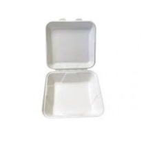 Bio Sugarcane Bagasse Clamshell Container 9x9x3" 200/cs