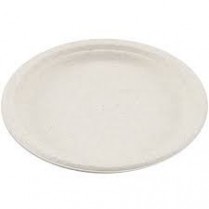 Biodegradable Sugarcane Bagasse 9" Round Plate 500/cs