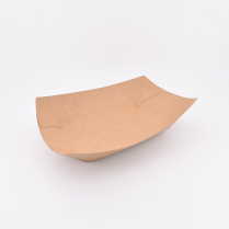 1LB Kraft Paper Tray with PE Liner 100*62*41mm 1000/cs