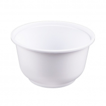 LBK 500ml (16oz) White Plastic Bowl (Fit PG/GG120LID) 600/cs