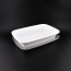 LRR 24oz (E24) White Rectangle Container 150set/cs