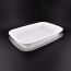 LRR 28oz (T28) White Rectangle Container 150set/cs