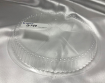 8" Clear Plastic Dome Lid for AR830 Foil Container 500/cs