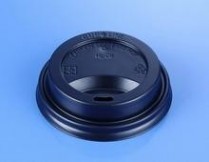 Black Plastic Lid for HPC08W 8oz Coffee Cup 1000/cs