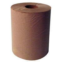 101018 Natural Kraft Roll Towel (PA600KL) 600' x12rolls/cs