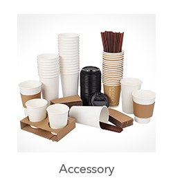 Accessories: To complement our range of cups, we provide essential accessories such as cup carriers for easy transport, coffee sleeves to protect hands from hot beverages, and stirrers for convenient mixing.