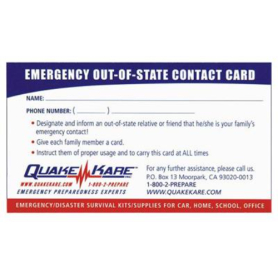 ER&trade; Out-of-State Contact Card