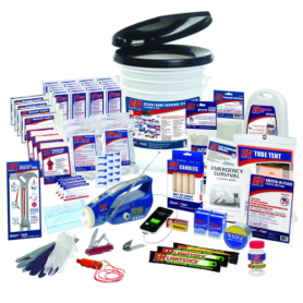 ER&trade; 4 Person Deluxe Home Survival Kit
