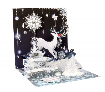 Reindeer Silhouette|Up With Paper