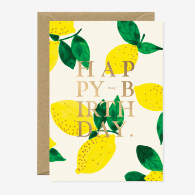 Gold Hbday Lemon|All The Ways To Say