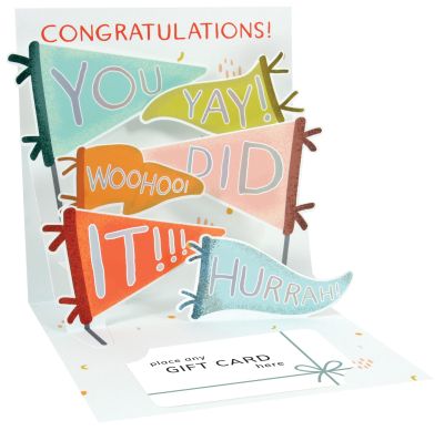 Congratulations Flags|Up With Paper