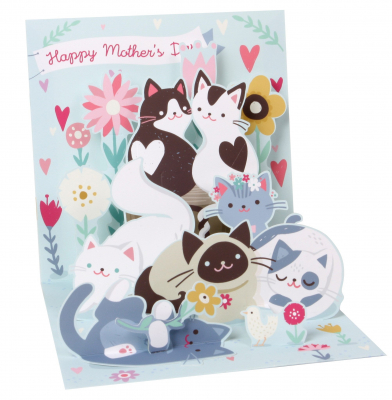 Mothers Day Kitties|Up With Paper