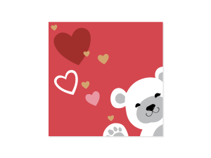 Bears And Hearts|Up With Paper