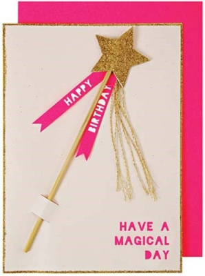Magic Wand Greeting Card-16-0127H|Meri Meri