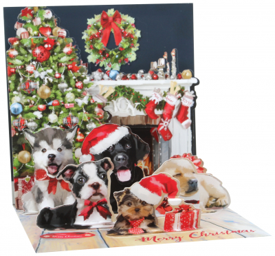 Christmas Puppies|Up With Paper