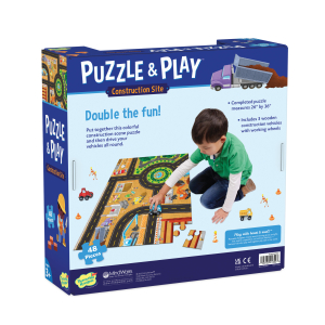 Construction Site Puzzle And Play|Peaceable Kingdom