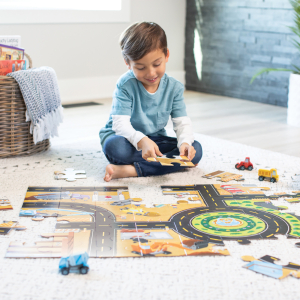Construction Site Puzzle And Play|Peaceable Kingdom