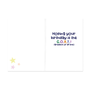 Hoping Your Birthday Is The GOAT Card|Peaceable Kingdom