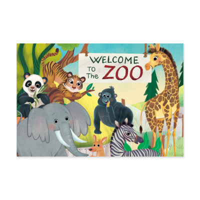 Zoo Enclosure Card|Peaceable Kingdom