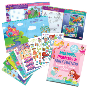 Mermaid And Friends Sticker Activity Book|Peaceable Kingdom