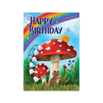 Mushrooms Card|Peaceable Kingdom