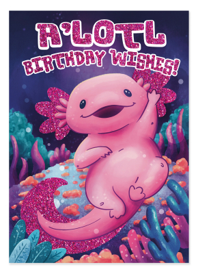 Axolotl Card|Peaceable Kingdom